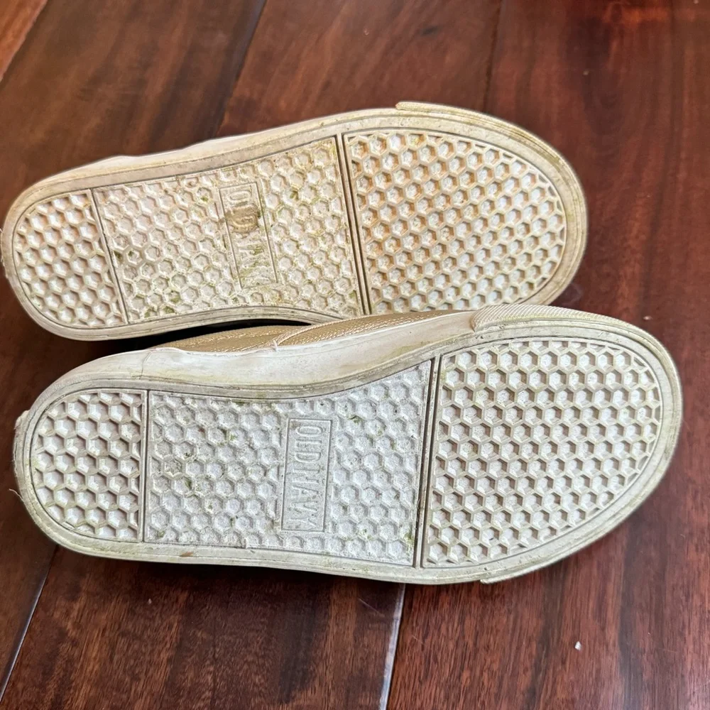 Old Navy | Gold Metallic Slip On Sneaker | 12